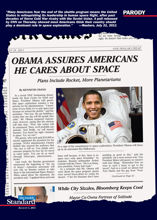 President Obama Boldly Goes Where Men Have Gone Before