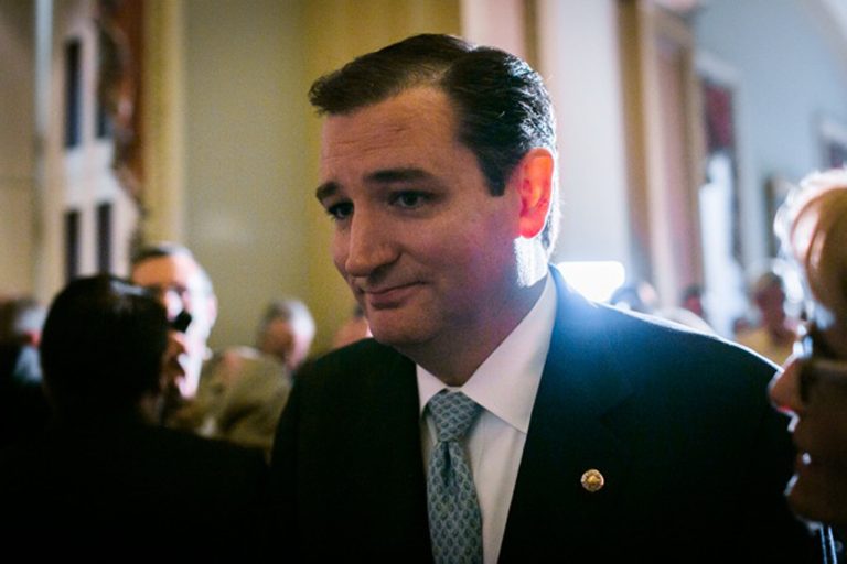 Sen. Ted Cruz said Wednesday he will not block a 11th hour compromise between the two Senate leaders to reopen government and raise the debt ceiling. (Graeme Jennings/Washington Examiner)