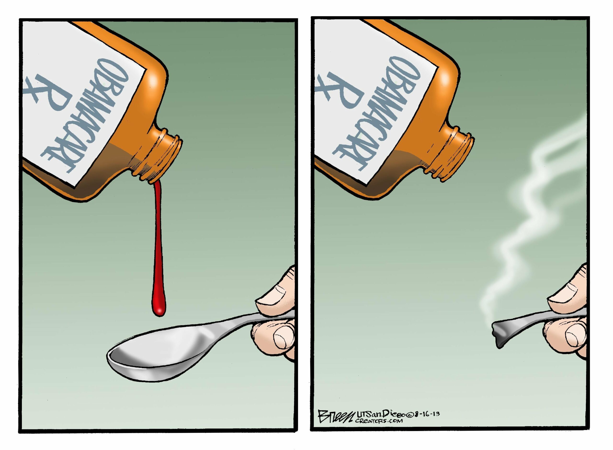 Editorial cartoon: Bad medicine
