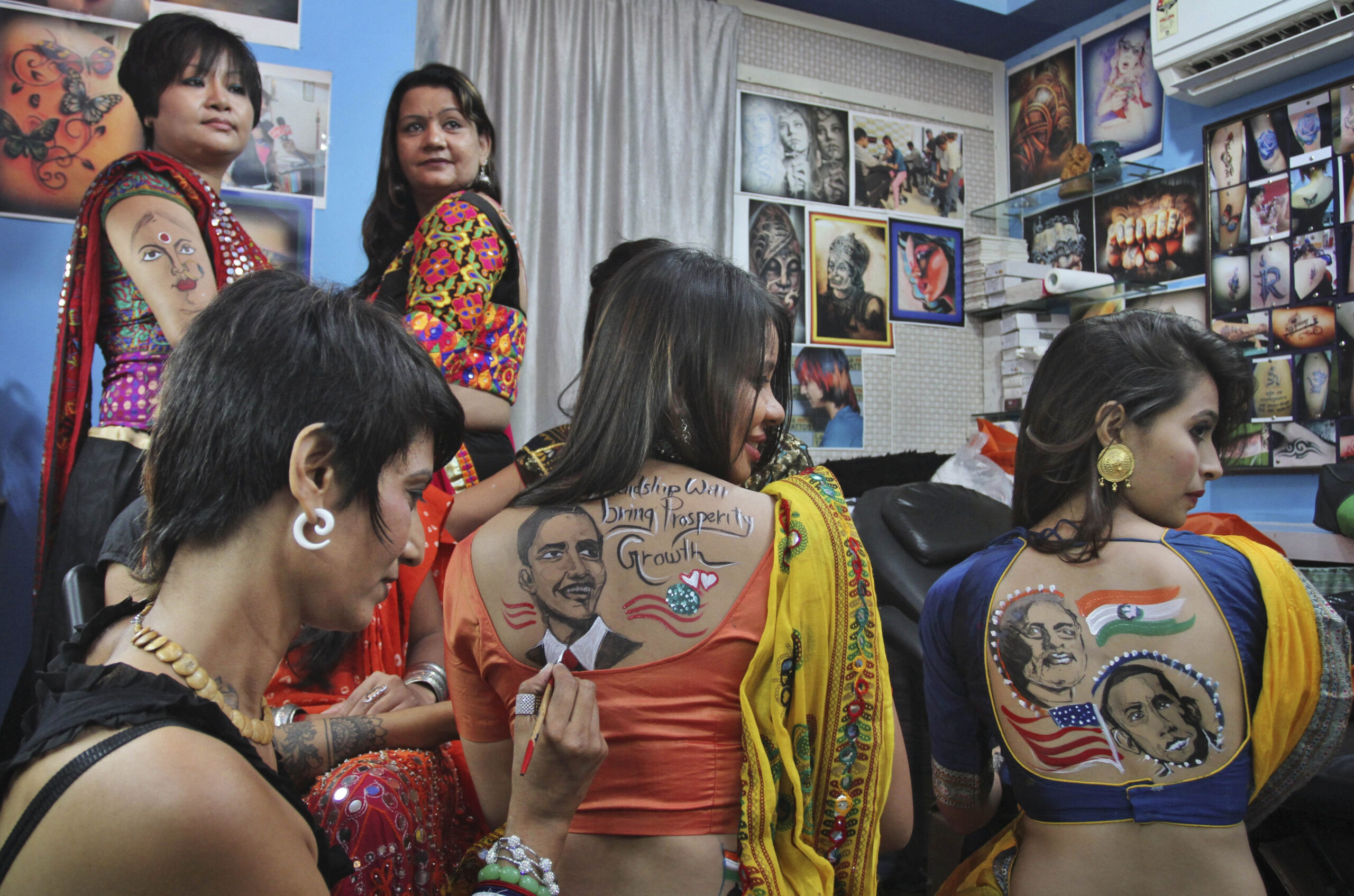 Image of Asia: Body art to mark Modi’s visit to US