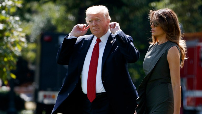 Overshadowing all the numbers is the possibility that Trump's ratings might not work in the same way as earlier presidents. (AP Photo/Evan Vucci)