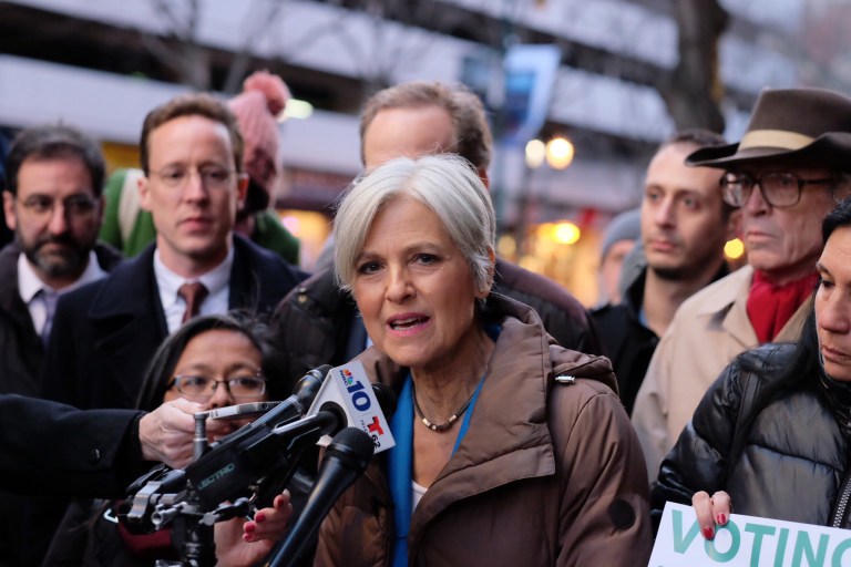 A federal judge rejected Green Party candidate Jill Stein's call for a recount of the November presidential election in Pennsylvania. (Ed Hille/The Philadelphia Inquirer via AP)