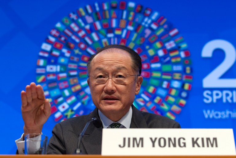 World Bank President Jim Yong Kim warned that the United Nations global climate deal is in jeopardy. ( AP Photo/Jose Luis Magana)