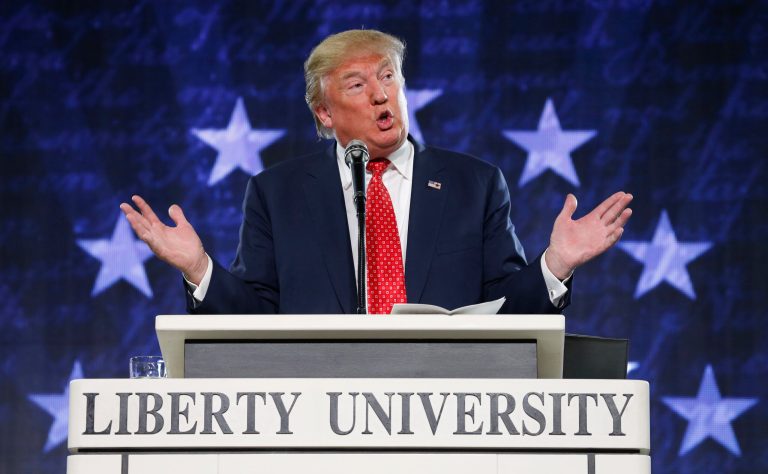 Donald Trump quoted 2 Corinthians 3:17, 