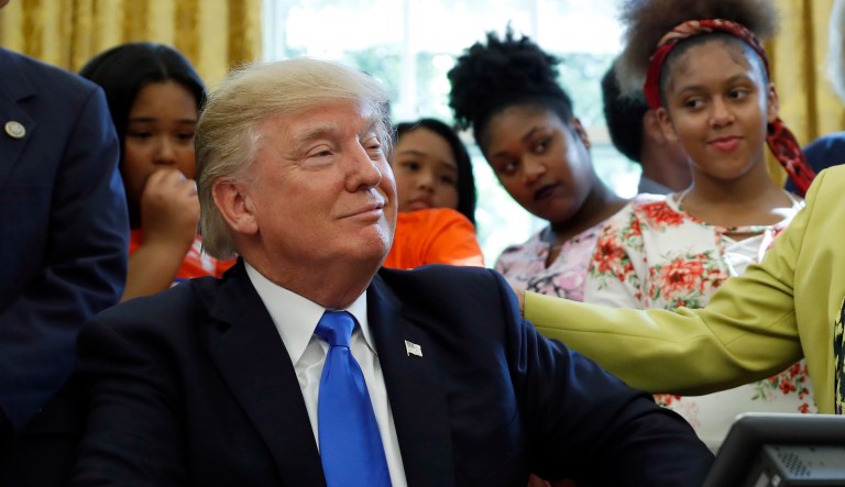 Trump has denied he is racist, at one point telling reporters, 