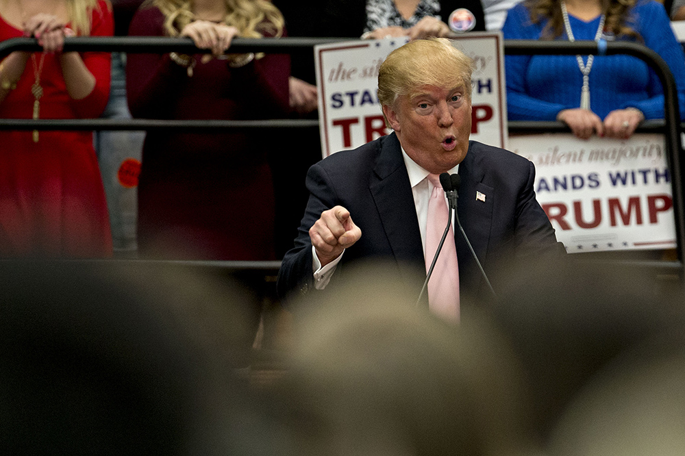 Trump taunts hecklers: ‘Say hello to mom and dad for me’