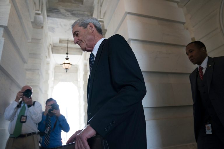 A former Department of Justice prosecutor with a background in money laundering has joined the staff of Special Counsel Robert Mueller. (AP Photo/Andrew Harnik)