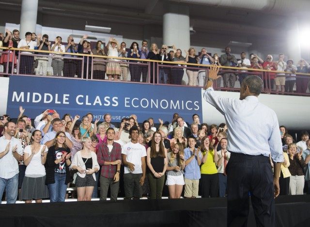Under Obama, all job gains among women have gone to foreign-born females. AP Photo