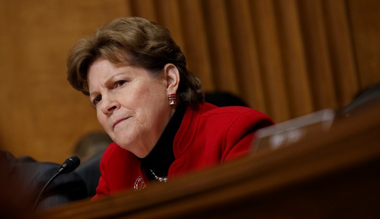 Sen. Jeanne Shaheen, D-N.H., has asked the Senate Armed Services Committee to hold a hearing on the Russian NSA hack. (AP Photo/Evan Vucci)