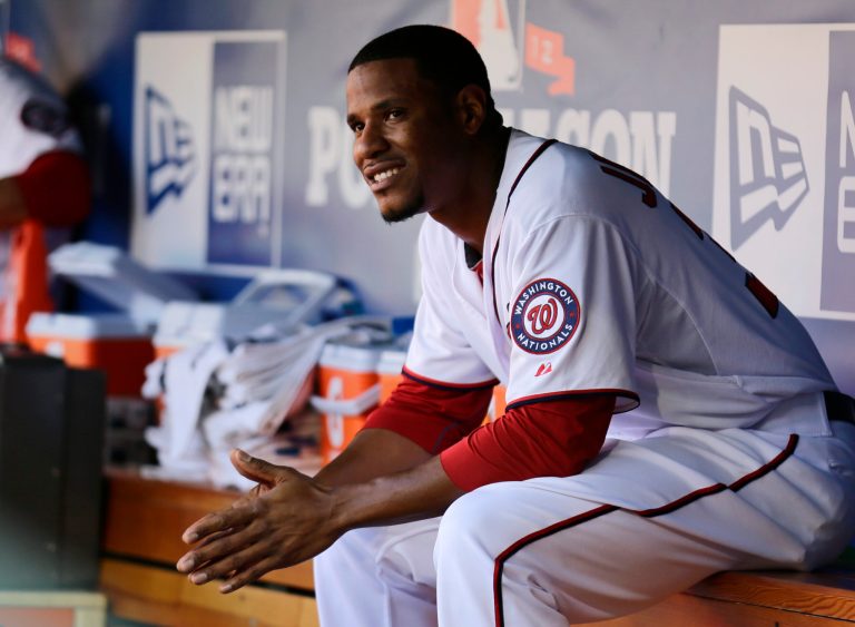 Alex Brandon/AP
The Washington Nationals' Edwin Jackson will be available to pitch in Game 5 against the St. Louis Cardinals on Friday night. 