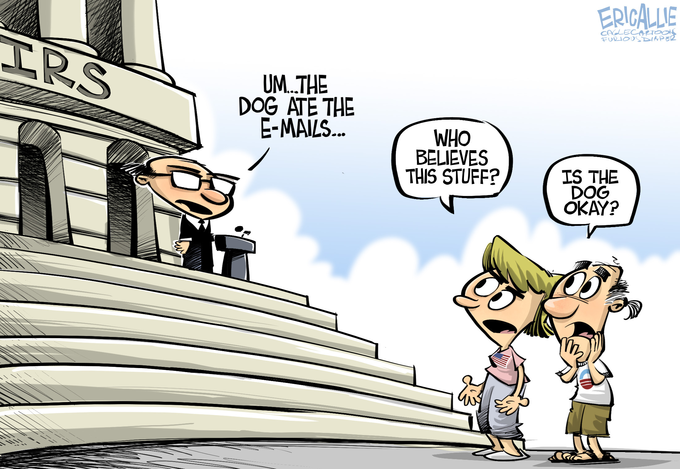 Editorial Cartoon: The dog ate it