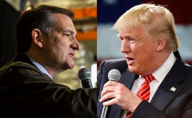 After taking it on the chin from Sen. Ted Cruz in delegates battles over the past month, Donald Trump was the big winner in the battle for unbound delegates in Pennsylvania Tuesday night (AP Photos)