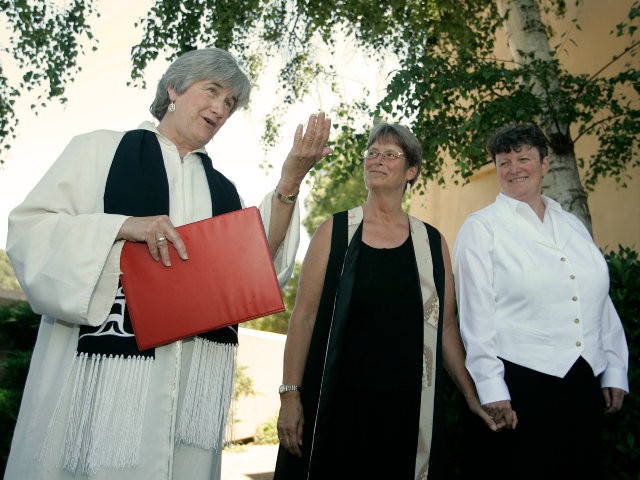 The Presbyterian Church this year OK'd gay marriage. AP Photo
