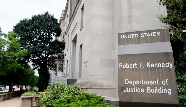 Justice Department officials never told the Foreign Intelligence Surveillance Court judge that the dossier was funded by Hillary Clinton's campaign and the Democratic National Committee when applying for a warrant to spy on Page, despite knowing about the dossier's political nature, the memo said. (AP Photo/Andrew Harnik)