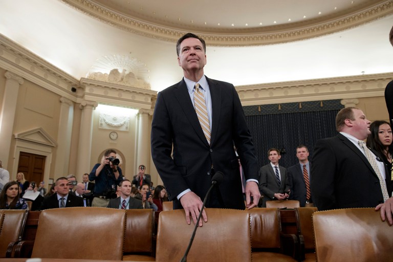 A New York Times report on Thursday said Trump asked Comey to pledge loyalty to him in January, to which Comey declined. (AP Photo/J. Scott Applewhite)