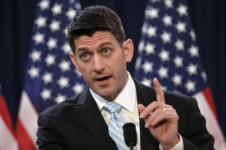 Paul Ryan called for a political process that focuses on ideas, 