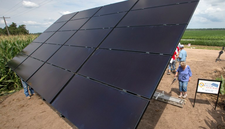 The Business Council for Sustainable Energy said NAFTA negotiators must protect the positive changes made to the energy system over the past 25 years. (AP Photo/Nati Harnik)