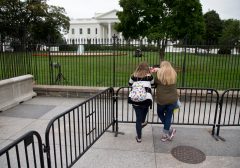 Barrier still at White House 2 weeks after jumper