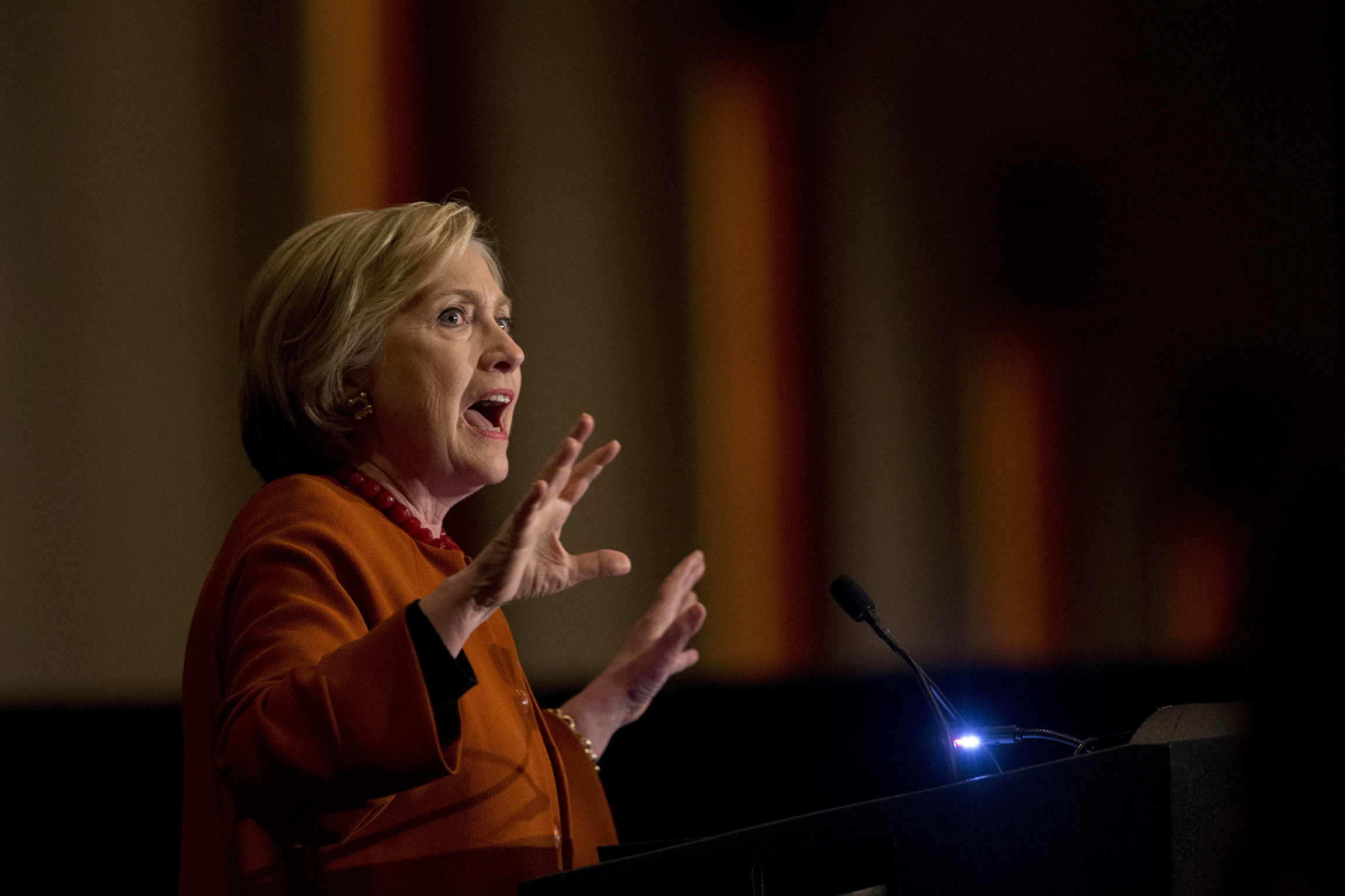 Clinton slams Wisconsin Supreme Court candidate who faulted her husband and gays in college writings