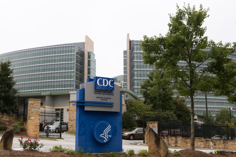 The exterior of the Center for Disease Control and Prevention headquarters is seen on Oct. 13, 2014 in Atlanta, Georgia. (Photo by Jessica McGowan/Getty images)