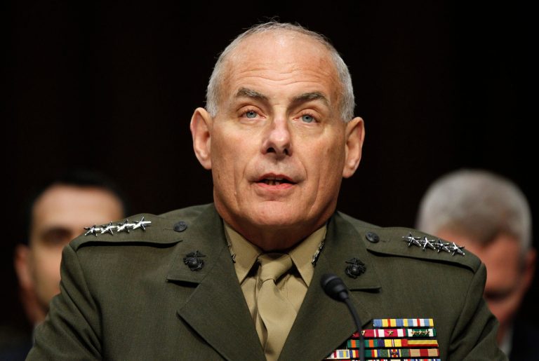 Marine Gen. John Kelly, commander of U.S. Southern Command, will end his 45-year military career this month and addressed the Pentagon press corps for the last time on Friday. (AP Photo/Molly Riley)