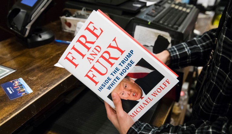 Fire and Fury: Inside the Trump White House ruptured open a long-simmering rift between Trump and Steve Bannon, his former chief strategist, after early excerpts showed Bannon had made disparaging comments about the Trump family. (AP Photo/Matt Rourke)