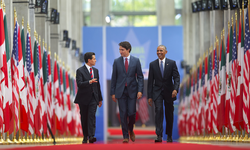 Obama announces clean energy pact with Mexico, Canada
