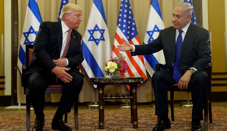 Israeli Prime Minister Benjamin Netanyahu thanked President Trump for his 
