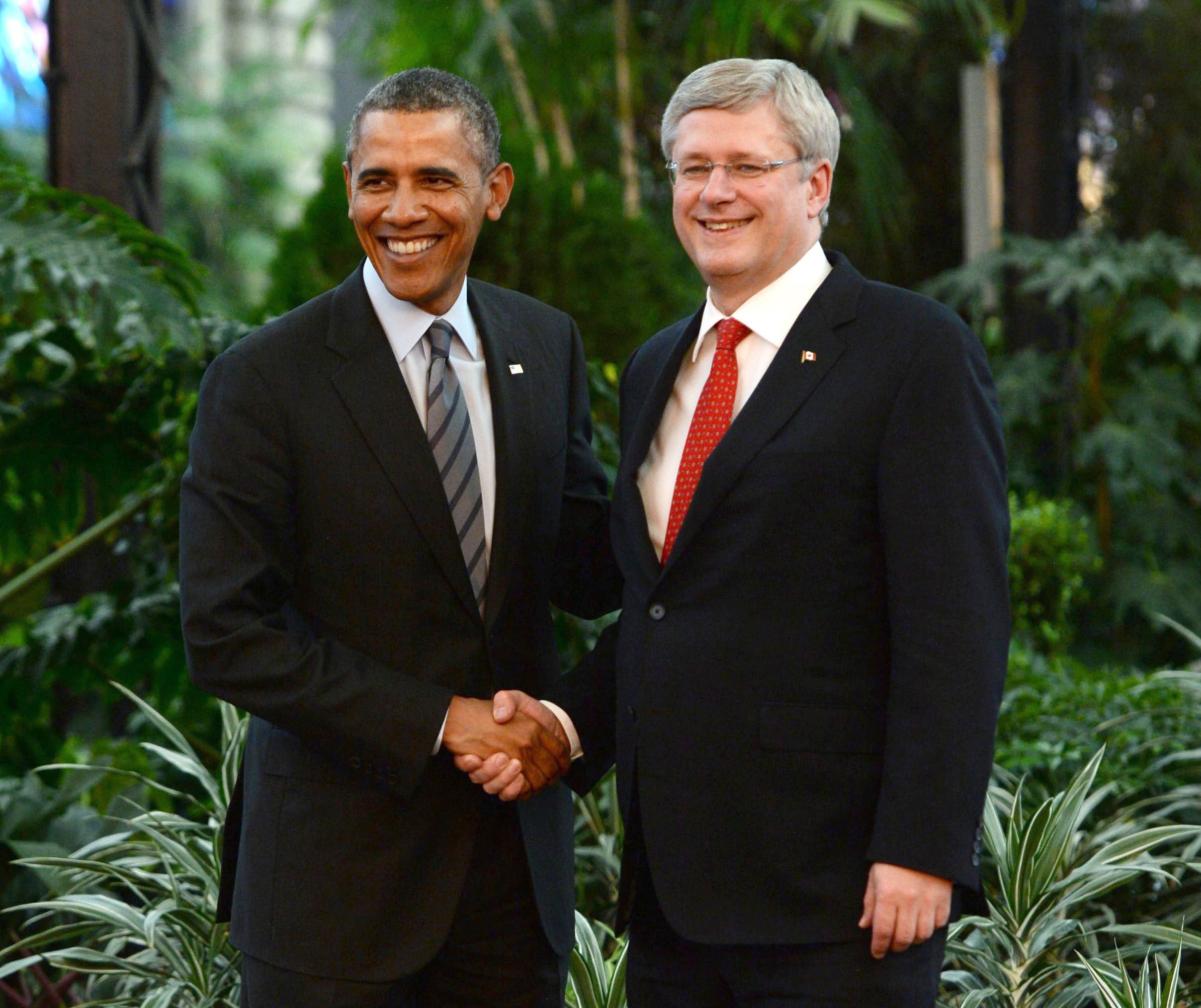 Olympic hockey outcome so far: Harper 1, Obama 0