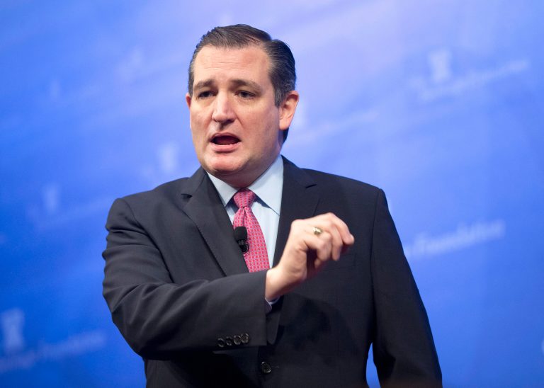 Republican presidential candidate Sen. Ted Cruz, R-Texas tops a new Iowa poll. (AP Photo/Pablo Martinez Monsivais)