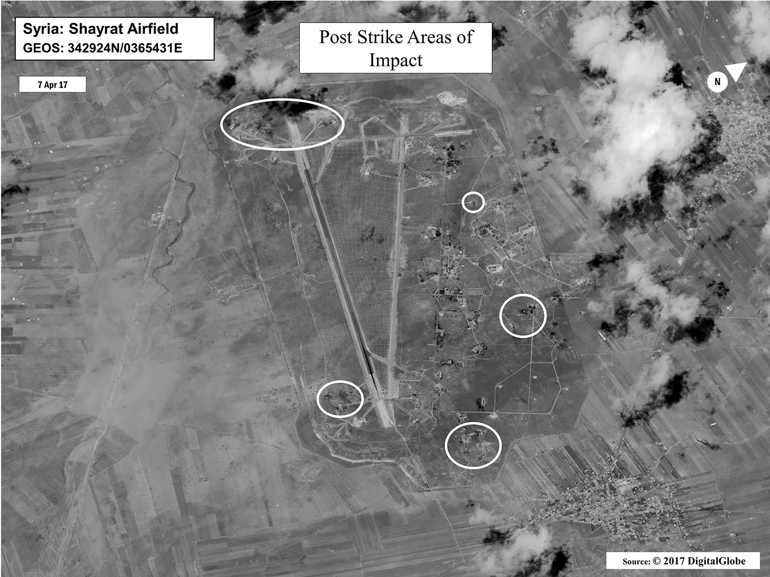 On target: US claims 100 percent success as 59 missiles hit 59 targets at Syrian airfield