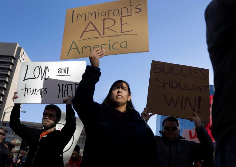 Many Republican senators are still in the dark on what Donald Trump is planning to do about immigration, aside from his well-known plan to build a border wall and focus on border security along the southwestern U.S. border. (AP Photo/Jeff Roberson)