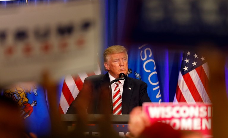 Blow criticized Trump's overture to black communities as a wasted effort out of sync with his life's work. (AP Photo/Gerald Herbert)