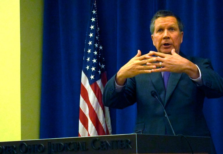 Ohio Gov. John Kasich will speak at a Republican Jewish Coalition Meeting in March. (AP Photo)
