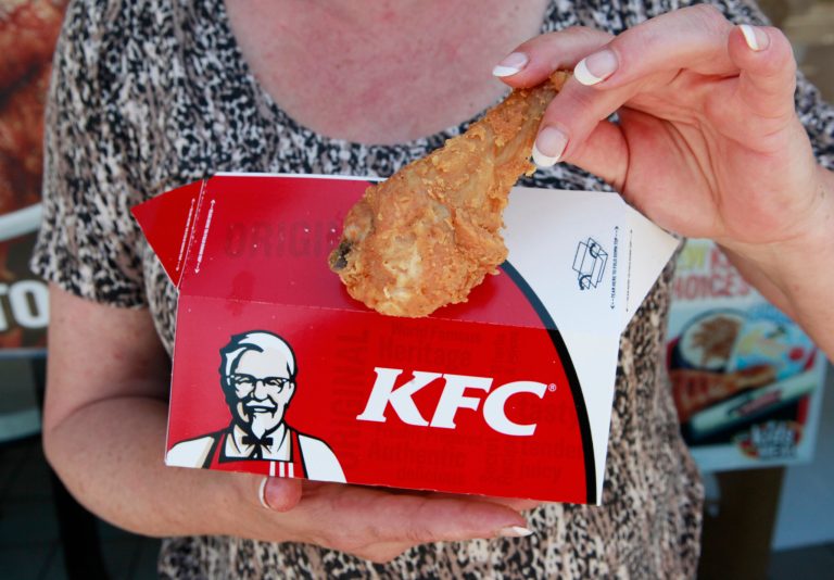 A green group wants Kentucky Fried Chicken to stop using antibiotics in its chicken. (AP Photo/Paul Sakuma)