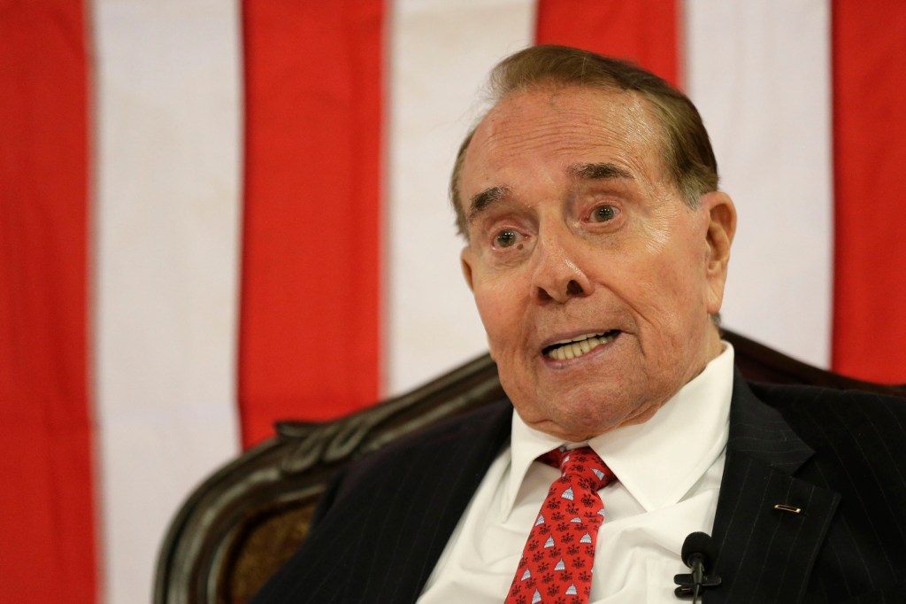 Bob Dole endorses Donald Trump