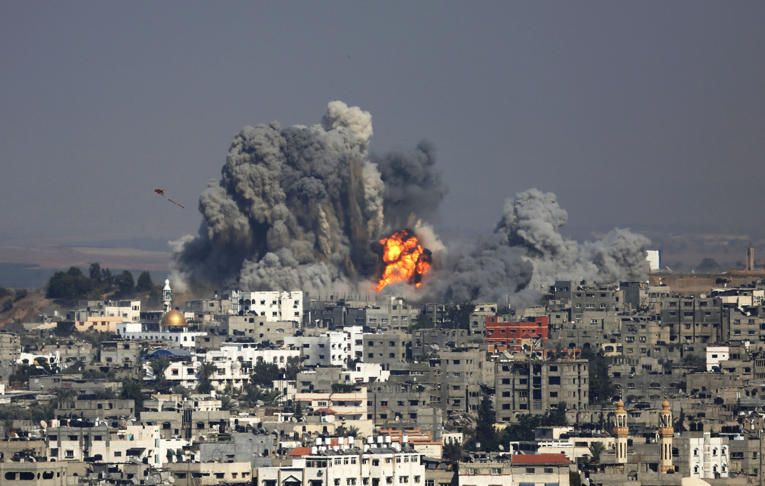 Israel hits symbols of Hamas rule; 128 killed
