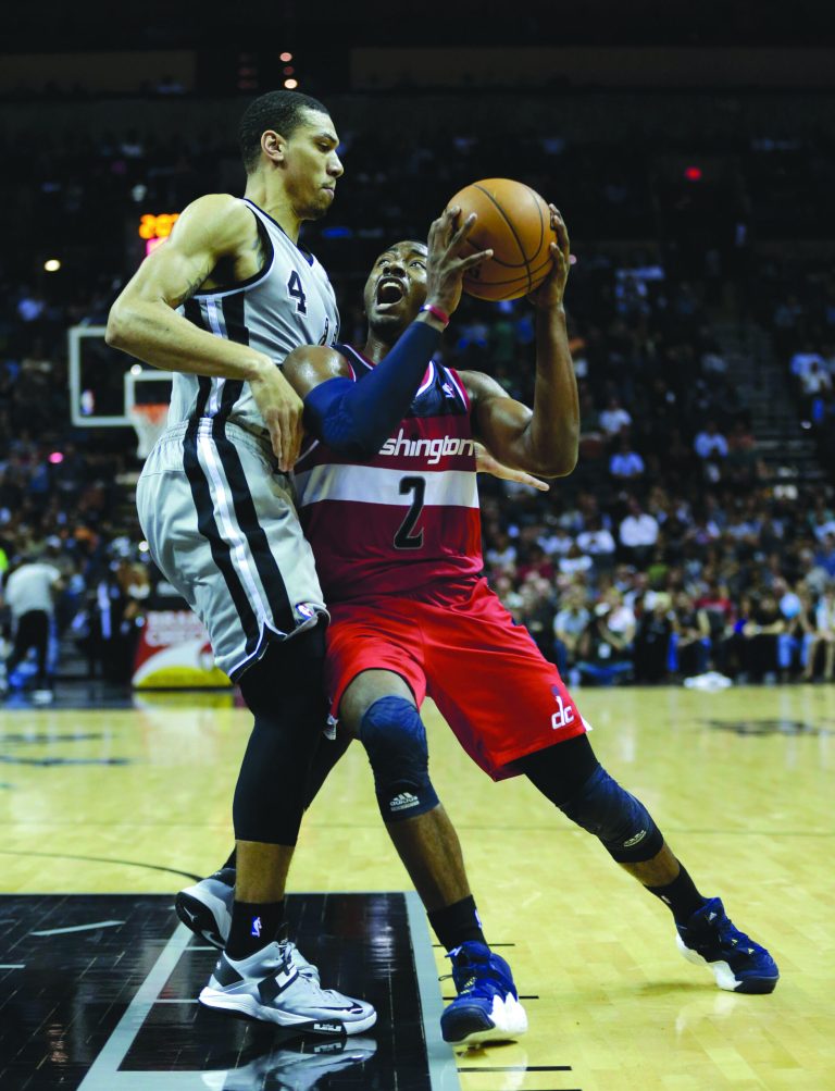 Eric Gay/AP
The Wizards lost their fourth straight game to San Antonio on Saturday, dropping them to 6-7 since point guard John Wall returned from a knee injury.