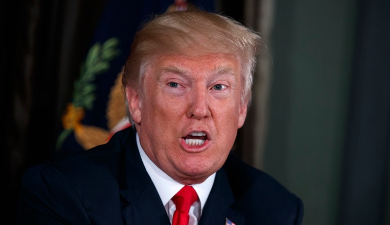 On Thursday, President Trump thanked his Russian counterpart, Vladimir Putin, for expelling hundreds of U.S. diplomats from Russia. (AP Photo/Evan Vucci)