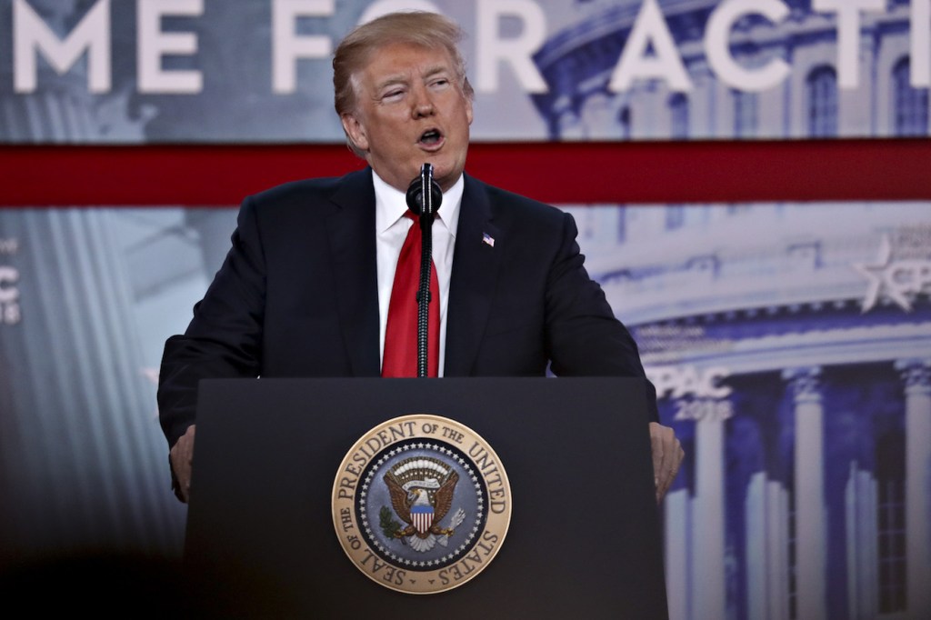 Trump Wraps Up CPAC Speech by Announcing North Korea Sanctions