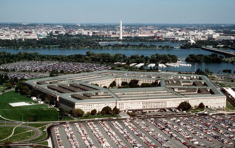 The Pentagon building is seen in this undated aerial photo. headquarters of the Department of Defense, in Washington, DC in an undated photo. (Photo by U.S. Air Force/Getty images)