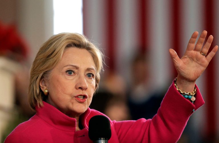 Hillary Clinton calls for a plan to make sure the 