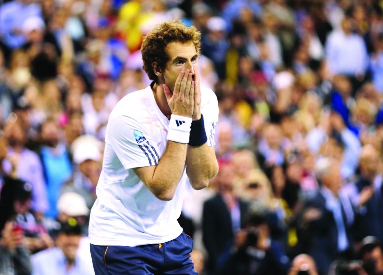 Charles Krupa/AP
Andy Murray beat Novak Djokovic in a five-set thriller that lasted 4 hours, 54 minutes, tying the record for the longest U.S. Open final.