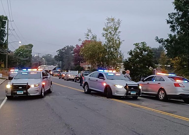 Two Connecticut police officers killed and third seriously wounded in ambush