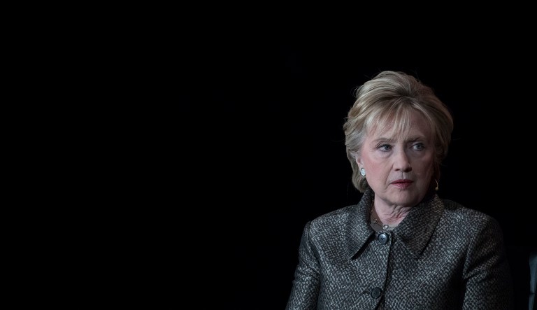 Hillary Clinton thinks President Trump's daughter Ivanka, a White House senior adviser, should be held responsible for her father's agenda. (AP Photo/Mary Altaffer)