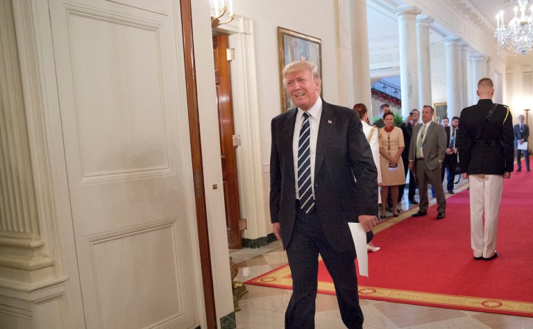 The White House, for its part, maintained Thursday that Trump is an honest person. (AP Photo/Pablo Martinez Monsivais)