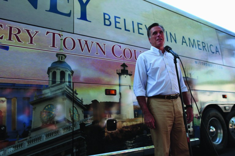 Four of Mitt Romney's top vice presidential picks have ties to the lobbying industry, a target of President Obama and the Democrats.  (Photo by Joe Raedle/Getty Images)