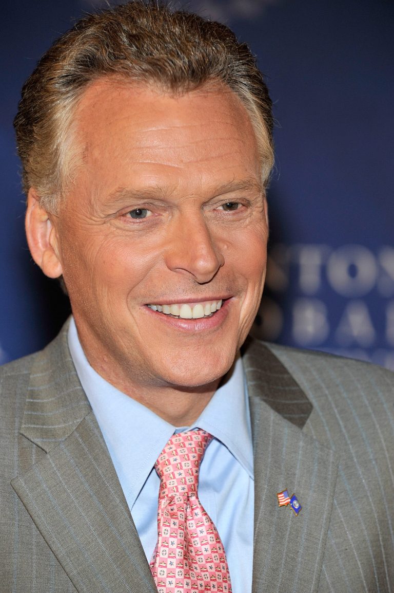 Democratic gubernatorial candidate Terry McAuliffe criticized his opponent, Virginia Attorney General Ken Cuccinelli, for threatening to use his office to block the transportation package passed by the General Assembly last month. (Photo by Joe Corrigan/Getty Images)