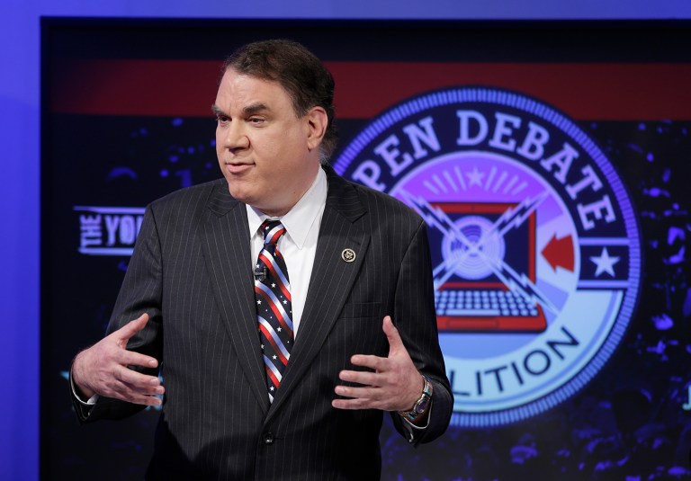 Alan Grayson thinks that Joe Biden was duped into thinking he was endorsing an old friend from Pennsylvania who was also named Patrick Murphy. (AP Photo)