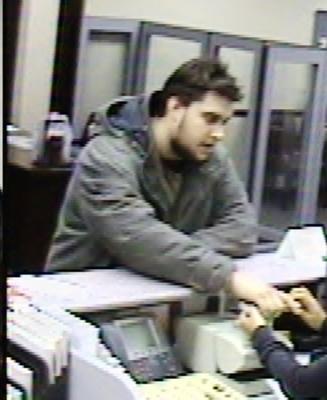 Photo of suspect in a Nov. 21 bank robbery at a BB&T branch in Fairfax Station.